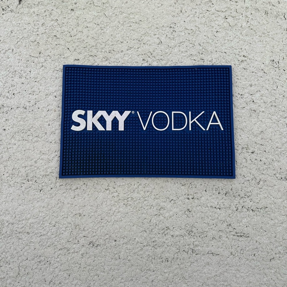 Skyy Vodka Blue Bar Mat